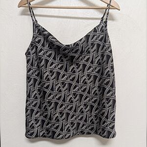 Silky Worthington Cowl Neck Cami Tank Top M Med Medium